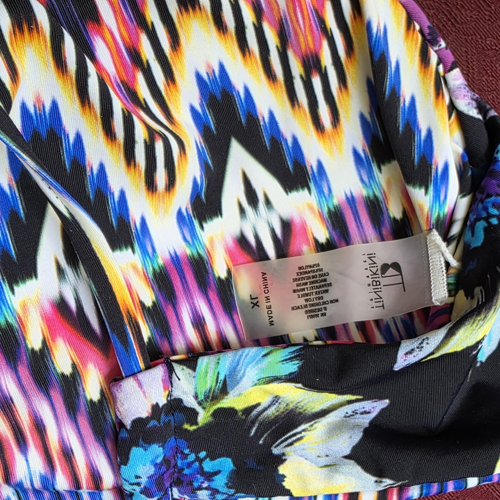 Tinibikini Multicolor Patterned Bikini - image 8